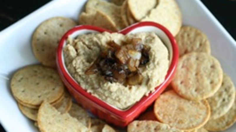 Caramelized Shallot Hummus Recipe - Tablespoon.com