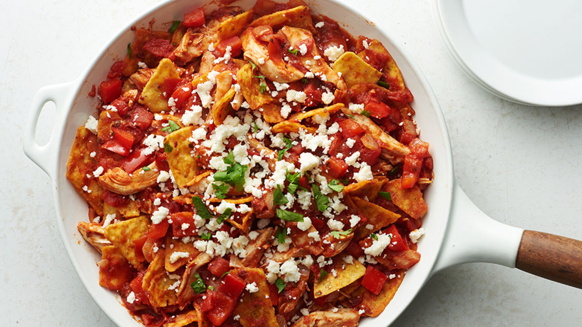 Easy Skillet Chilaquiles