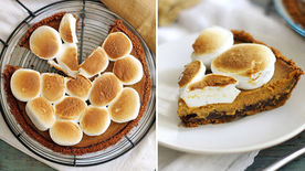 How to Make S'mores Pumpkin Pie Video