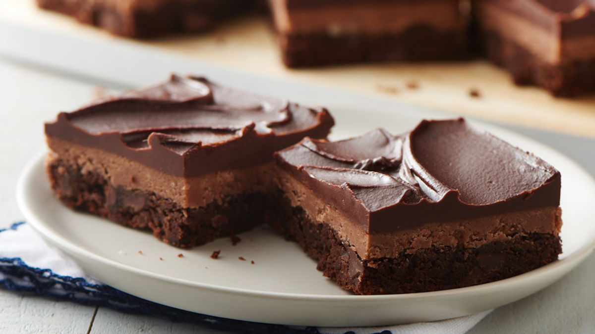Triple-Layer Truffle Bars