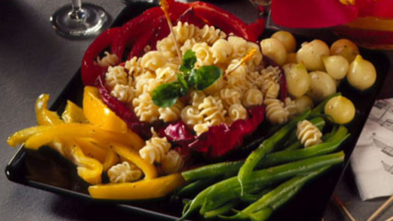 Marinated Balsamic Pasta and Vegetables Recipe - BettyCrocker.com