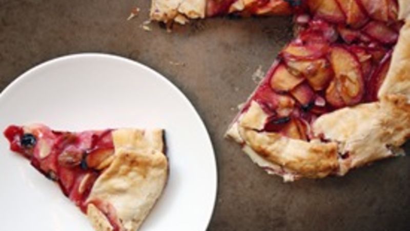 Plum Almond Galette Recipe - Tablespoon.com