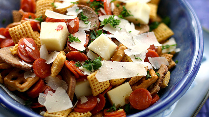 Pizza-ria Chex Mix® Recipe - BettyCrocker.com
