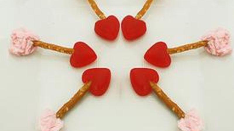 Cupid's Arrow Pretzel Sticks Recipe - Tablespoon.com