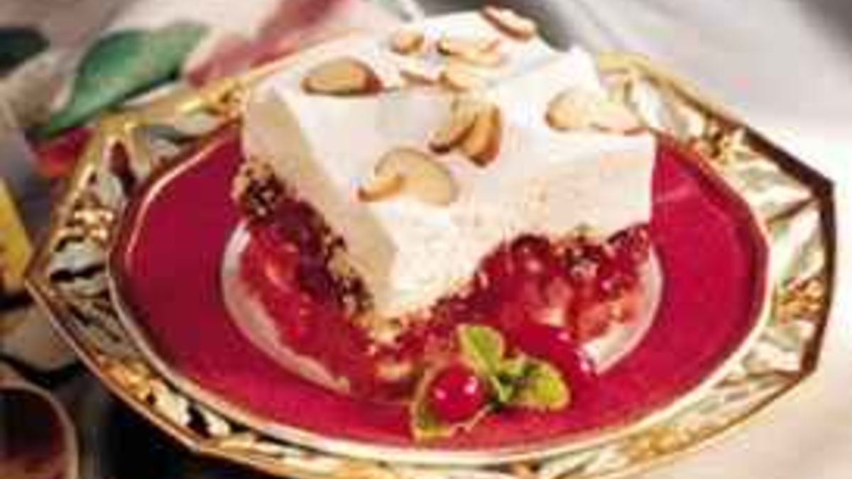 Cranberry Trifle Squares