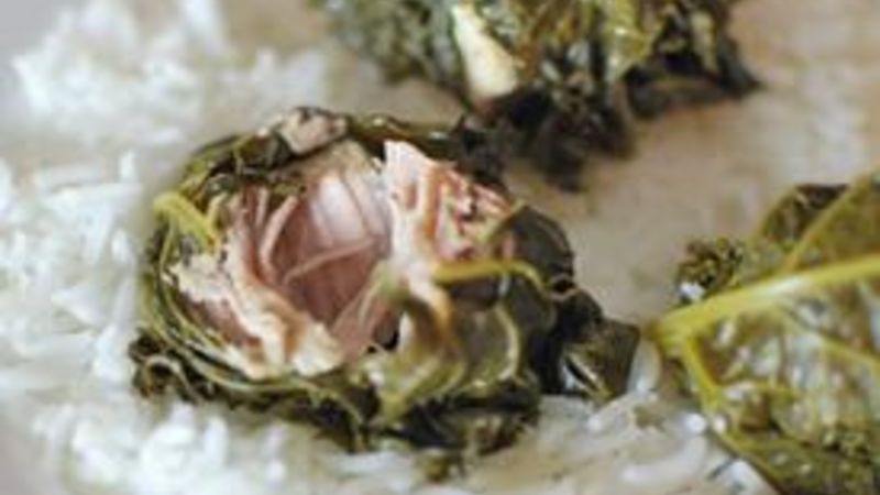 Kale-Wrapped Steamed Pork (LauLau Inspired) Recipe - Tablespoon.com