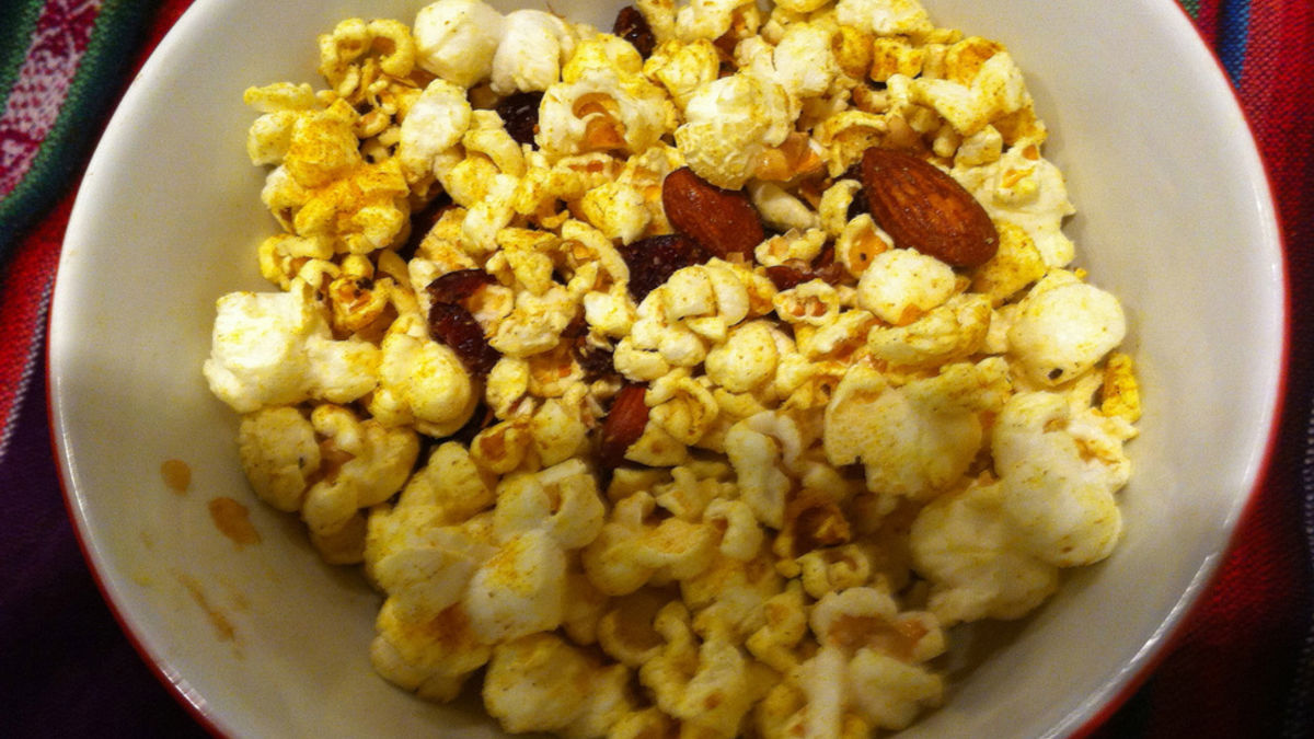 Curried Popcorn Mix
