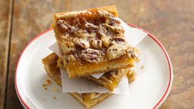 How to Make Reduced-Sugar Quick Crescent Pecan Pie Bars Video