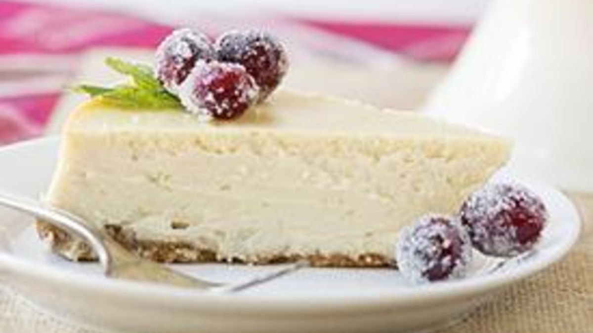 Egg Nog Cheesecake