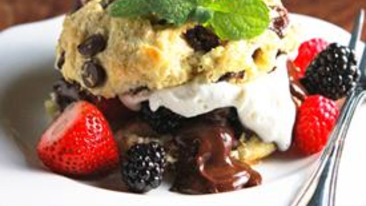 Chocolate Chip Berry Shortcakes