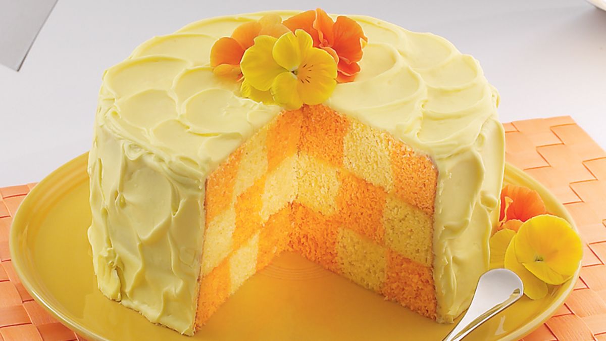 Party Checkerboard Cake