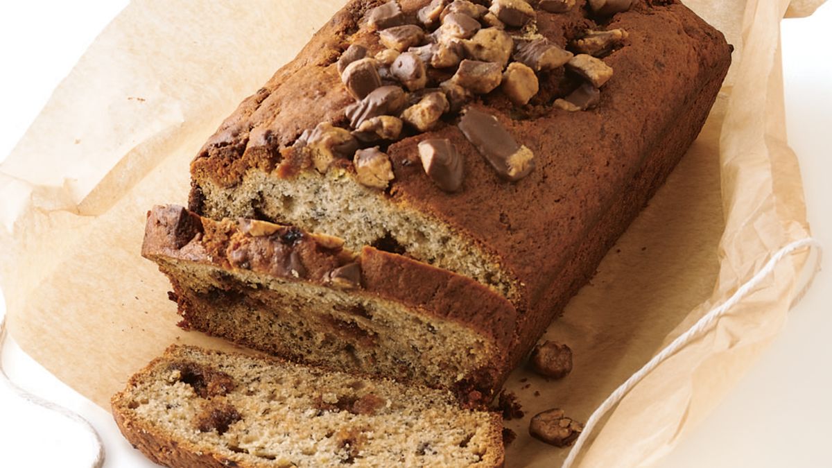 Reese's™ Peanut Butter Cup Banana Bread
