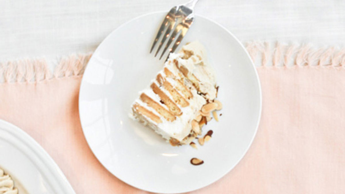 Almond Espresso Ice Box Cake