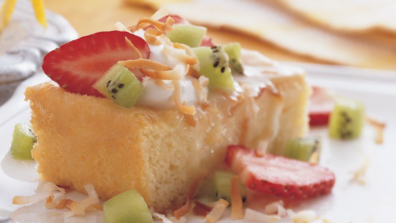 Tres Leches Cake with Crema de Coco