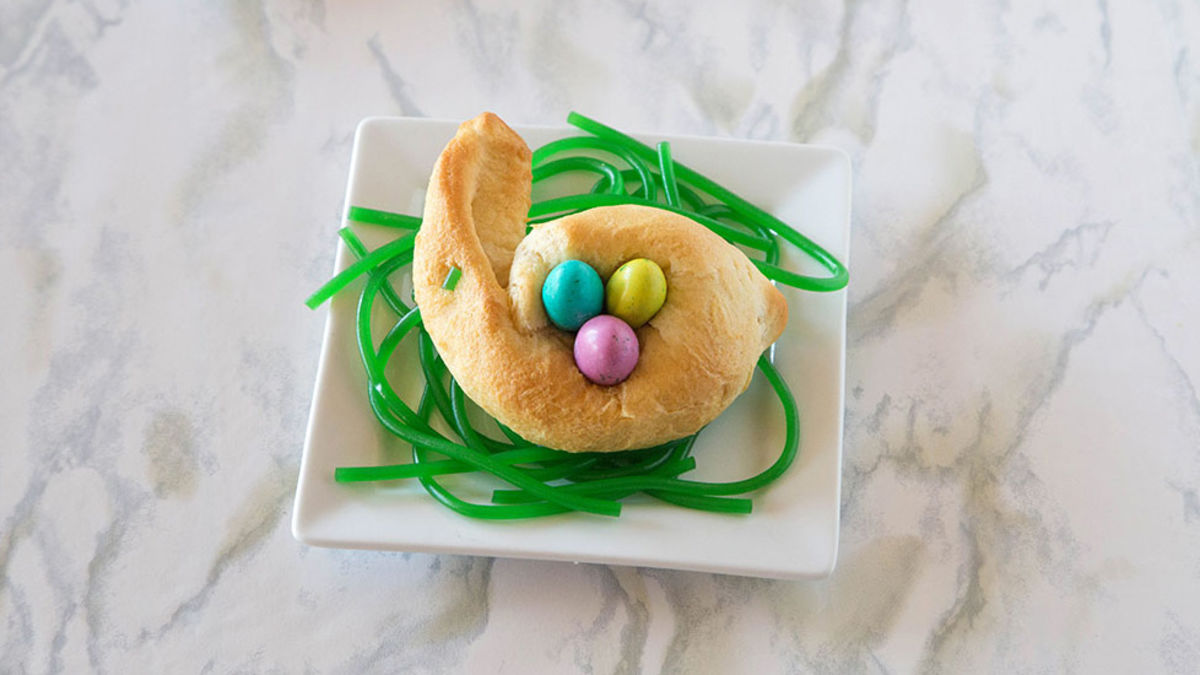 Candy-Filled Crescent Bunnies
