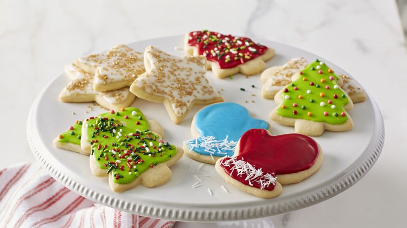 Classic Christmas Sugar Cookie cutouts