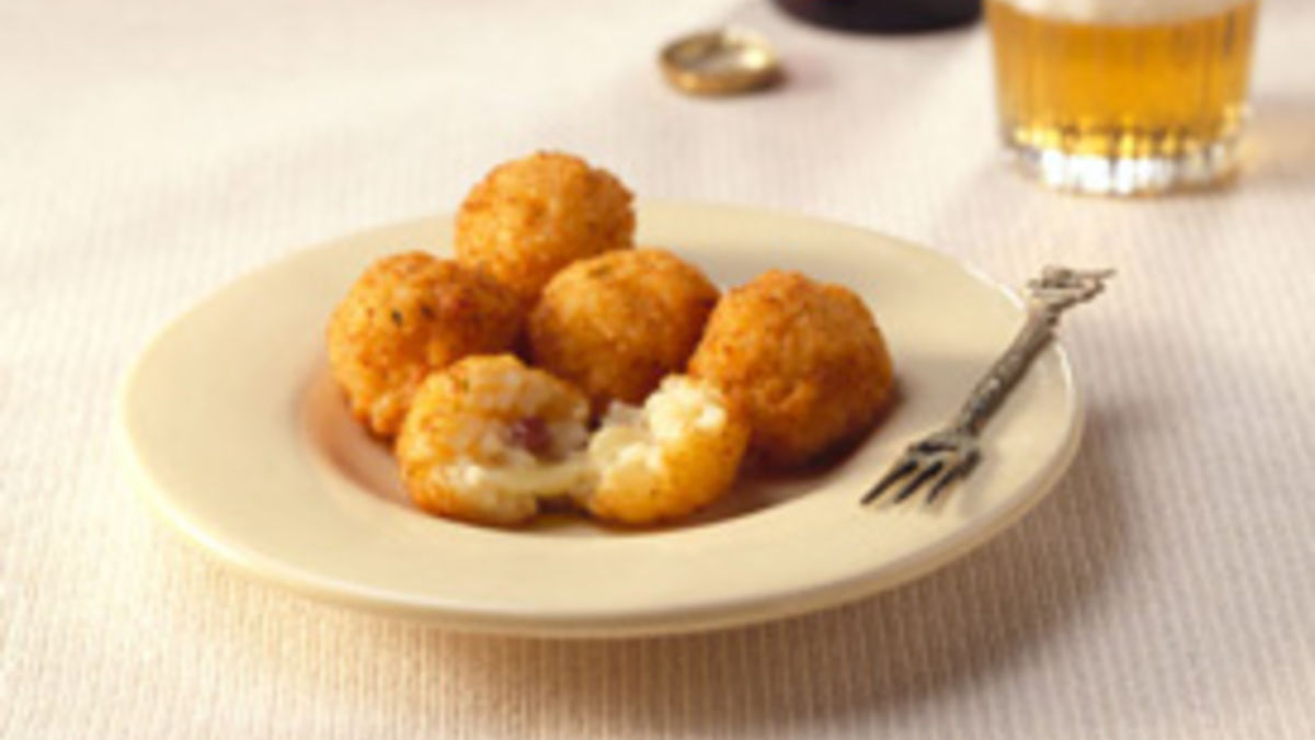 Filled Rice Fritters