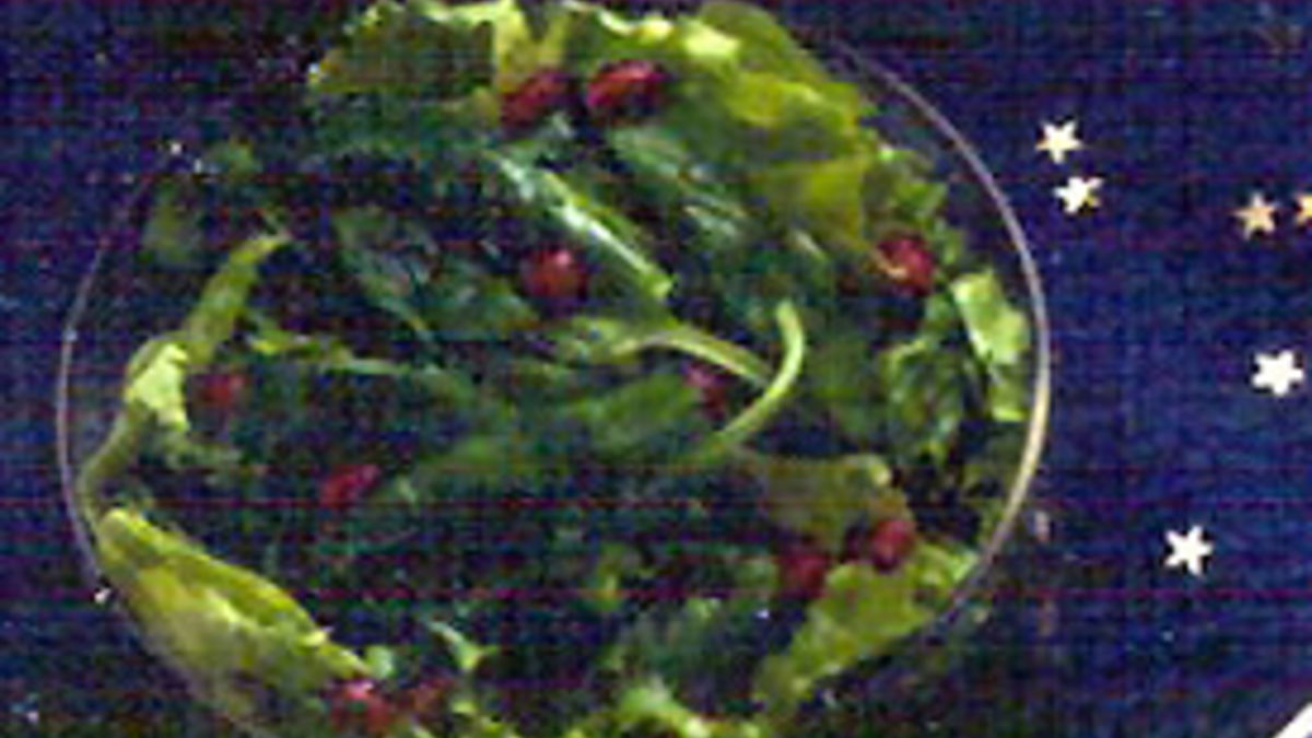 Pomegranate and Greens Salad