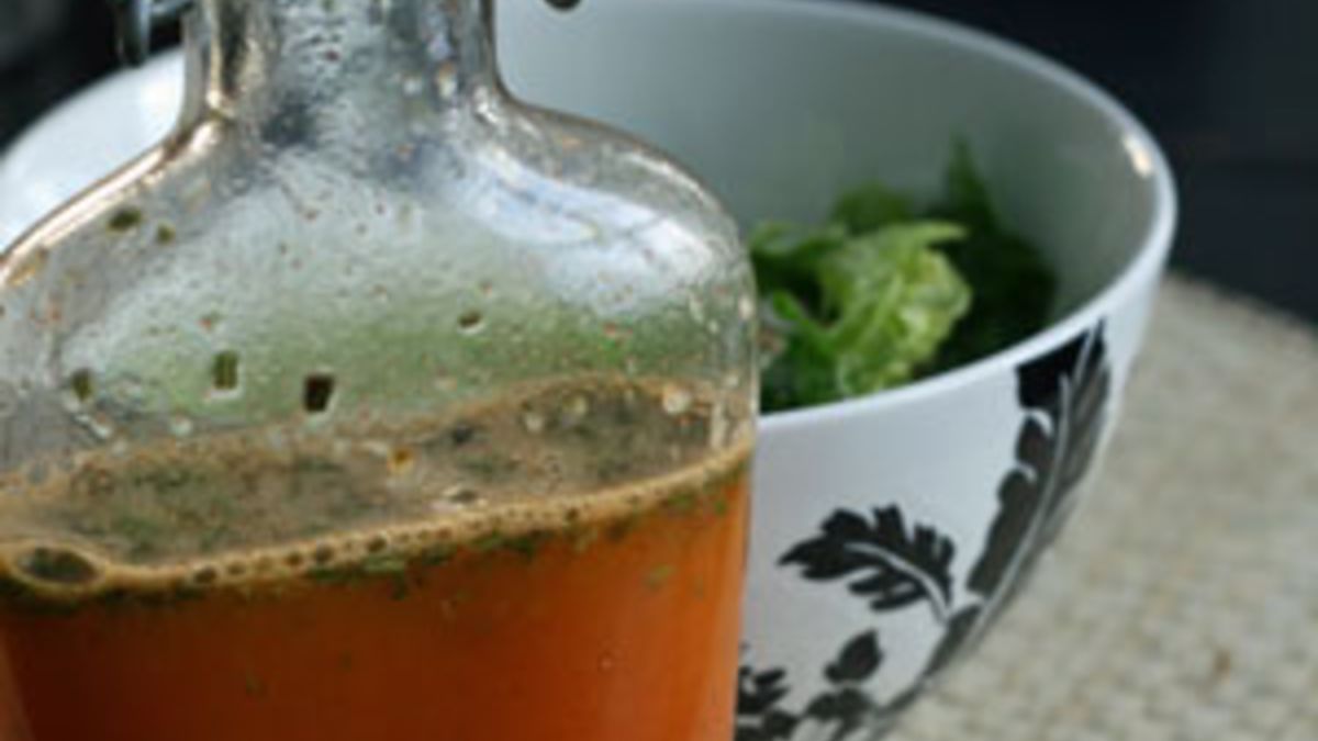 Honeybell Orange Rosemary Vinaigrette