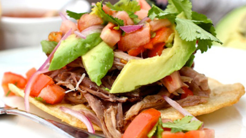 Cola Pork Tostadas