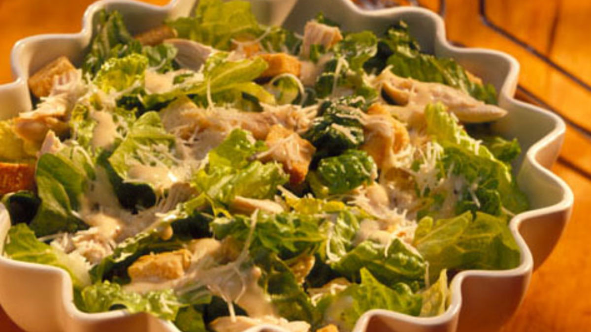 Quick Chicken Caesar Salad
