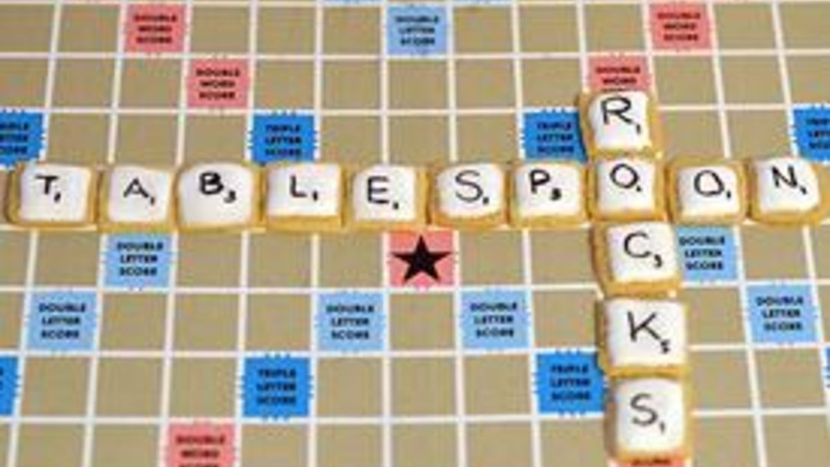 Scrabble Cookies