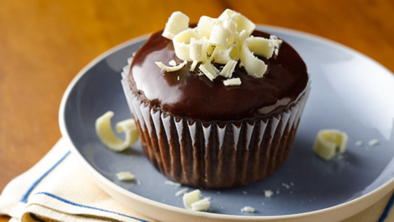 Chocolate Ganache Cupcakes Recipe - BettyCrocker.com