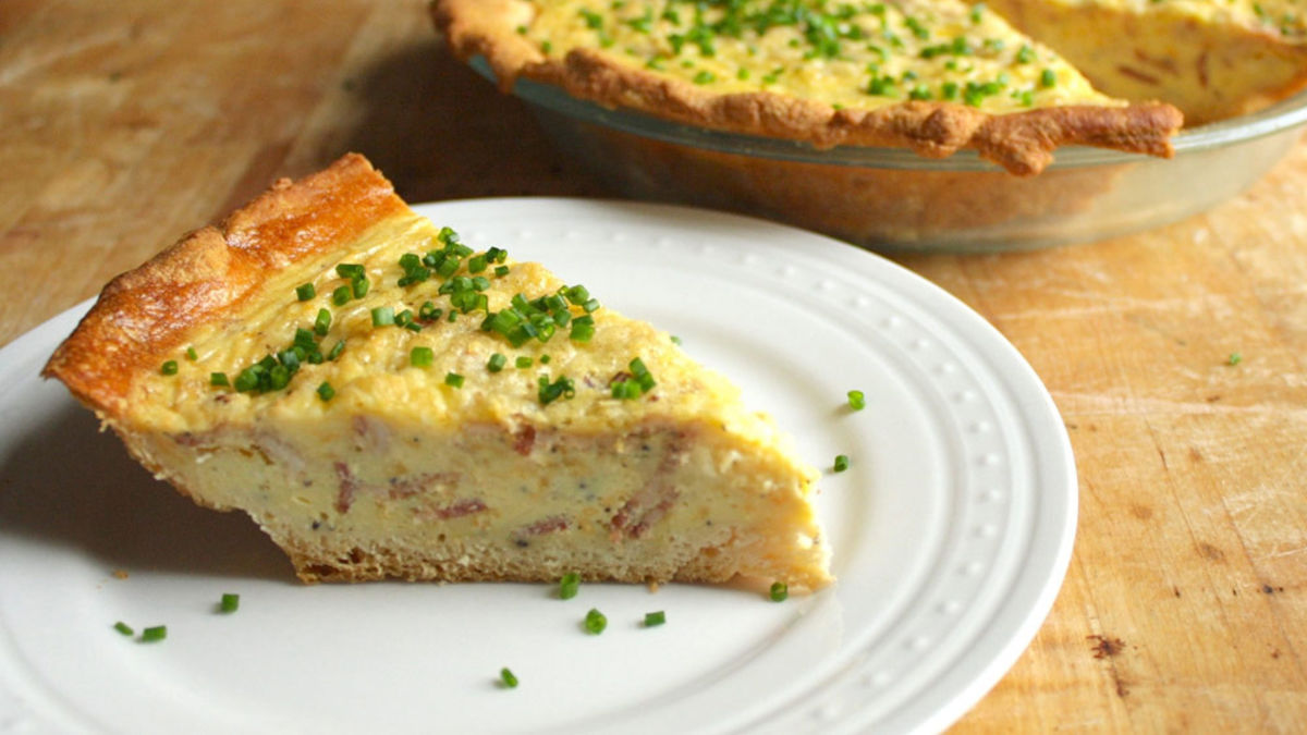 Bacon-Crescent Quiche