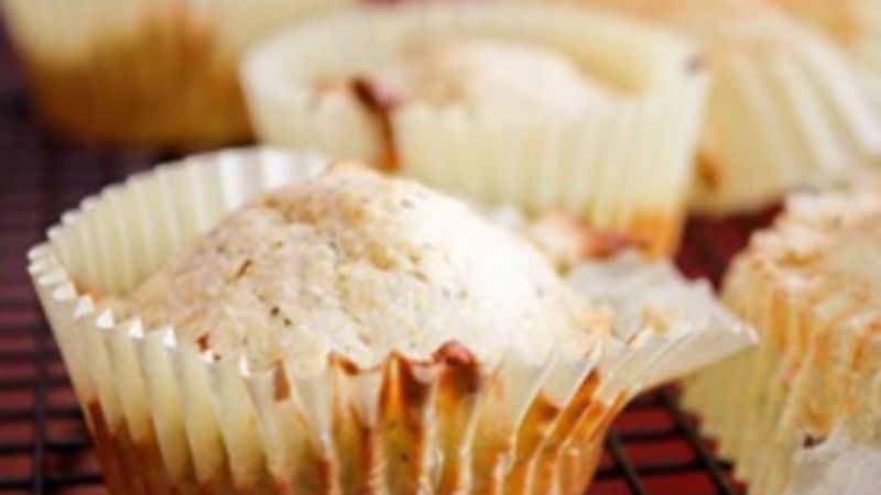 Pesto Cornbread Muffins Recipe - Tablespoon.com