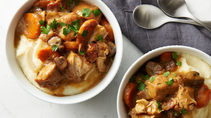 Slow Cooker Chicken Burgundy Stew
