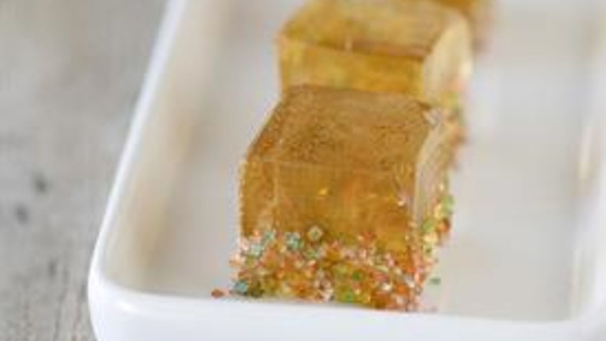 Liquid Marzipan Jello Shots