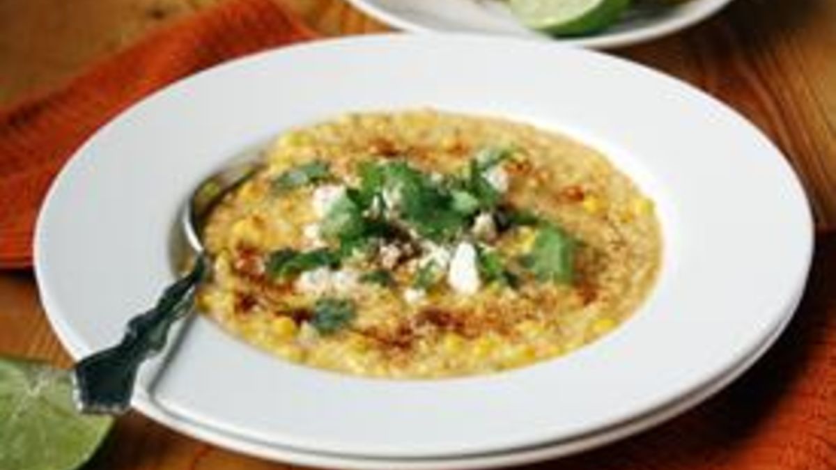 Mexican Grilled Corn Chowder