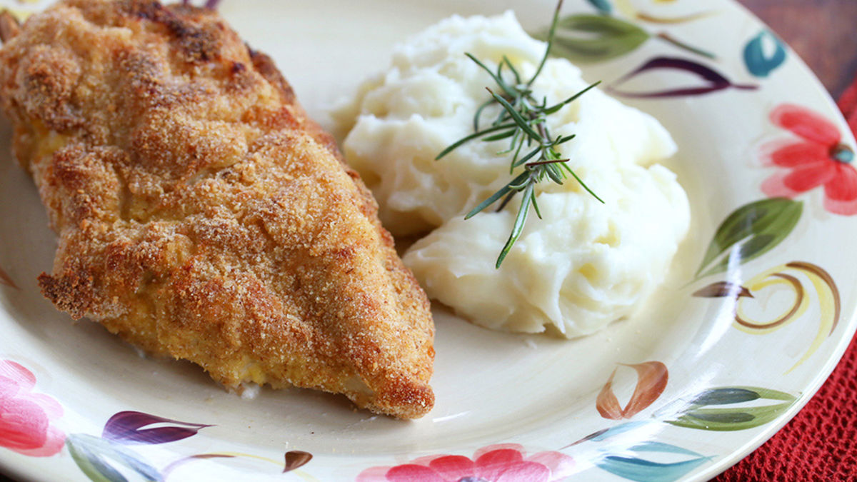 Rosemary Goat Cheese-Stuffed Baked Chicken