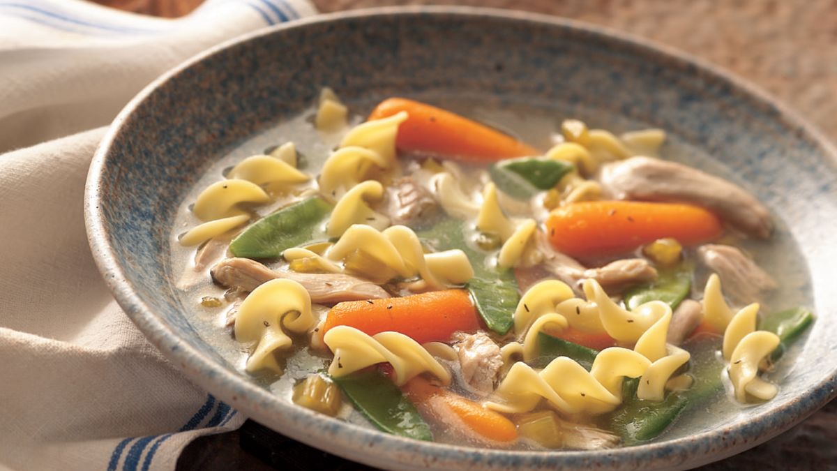 Slow-Cooker Hearty Chicken and Noodle Soup