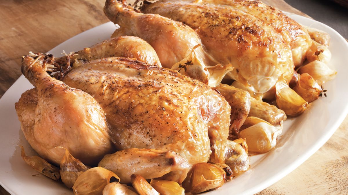 Chicken with 40 Cloves of Garlic