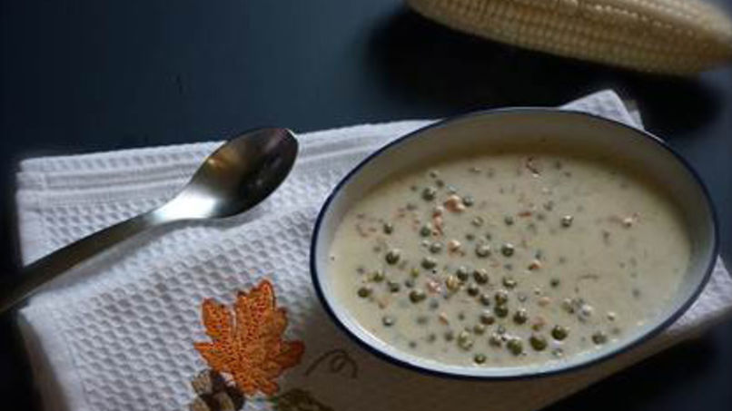 Peas with Corn and Cream