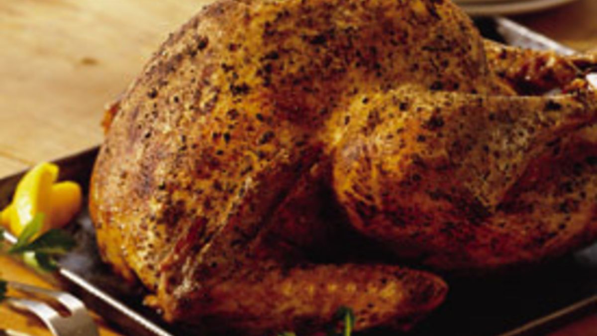 Grilled Lemon-Garlic Turkey