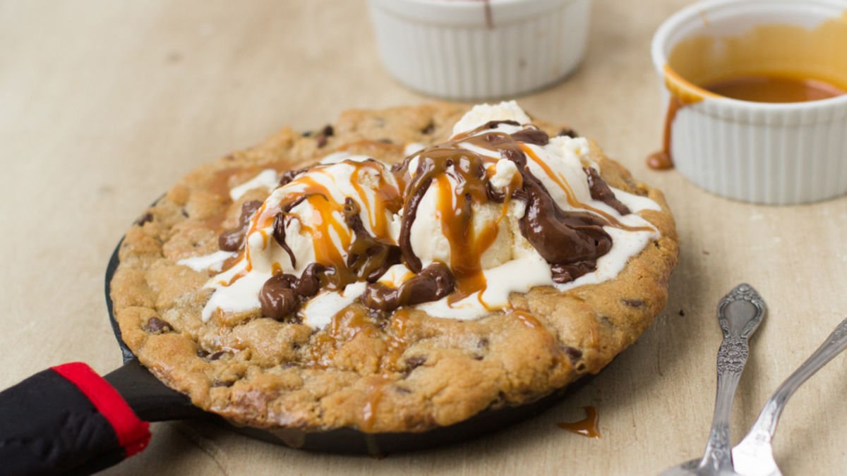Chocolate Lava Skillet Cookie