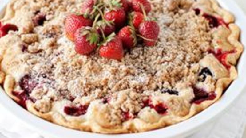 Berries and Cream Pie Recipe - Tablespoon.com