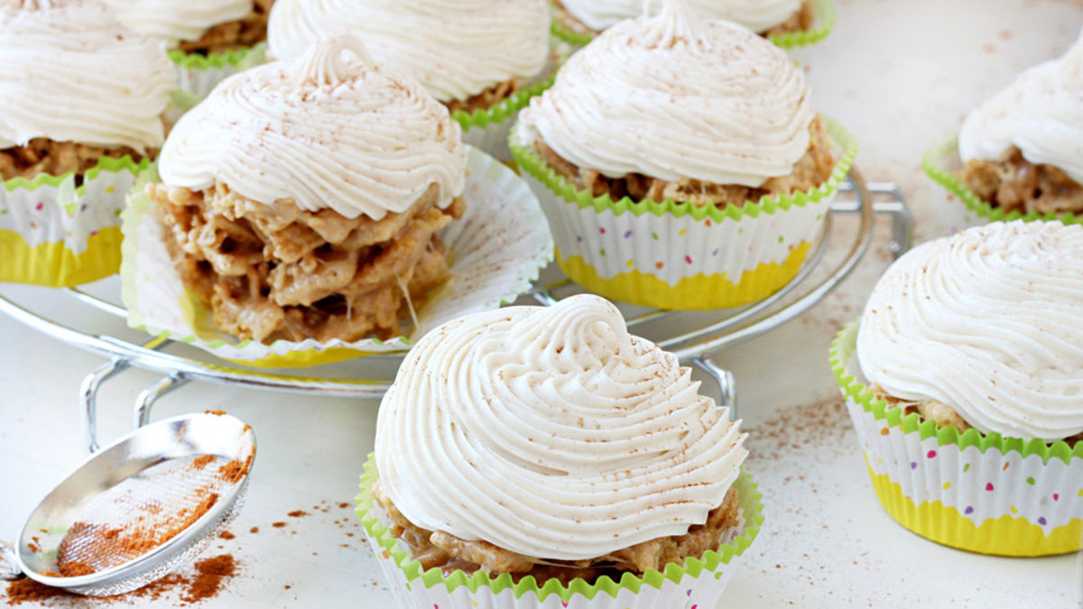 No-Bake Snickerdoodle Cupcakes
