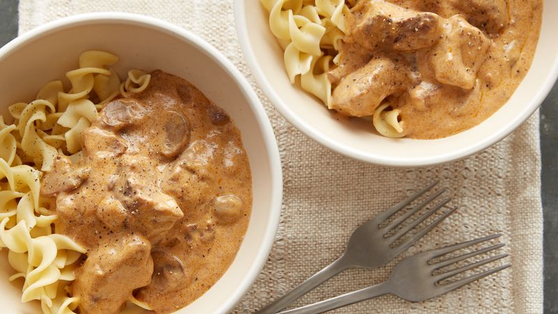 Slow Cooker Beef Stroganoff