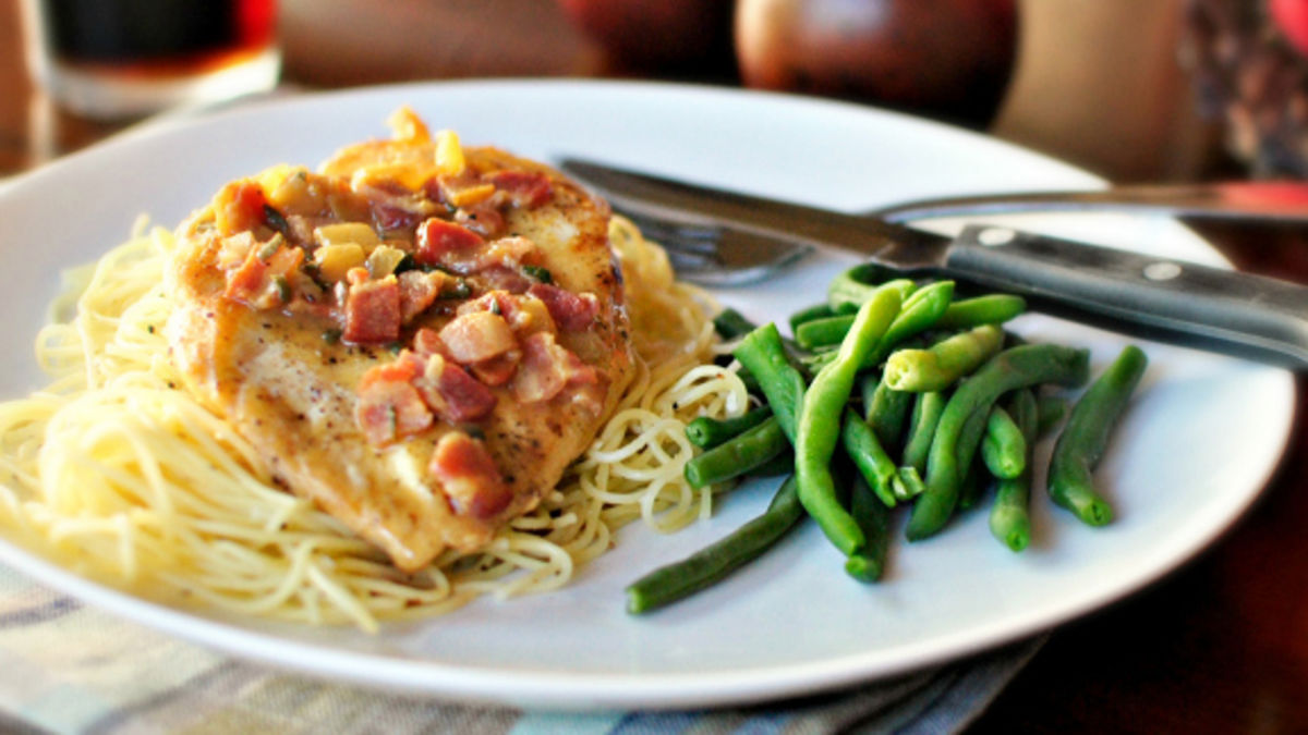 Cider Bacon Chicken Dinner