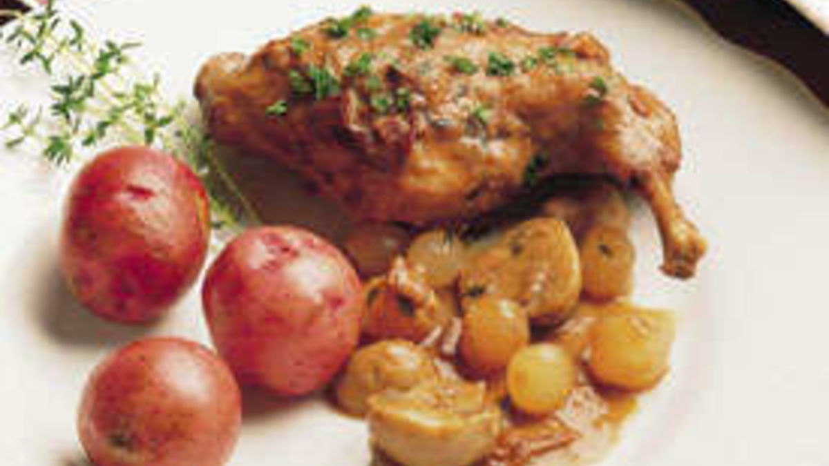 Rabbit Stewed in Stout