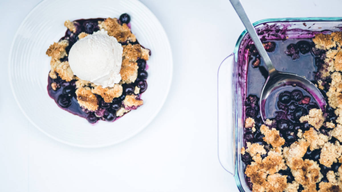 Fresh Blueberry Cobbler