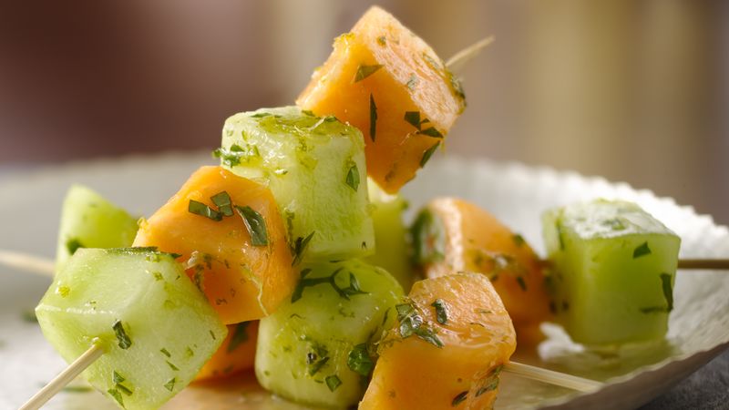 Mojito Melon Kabobs