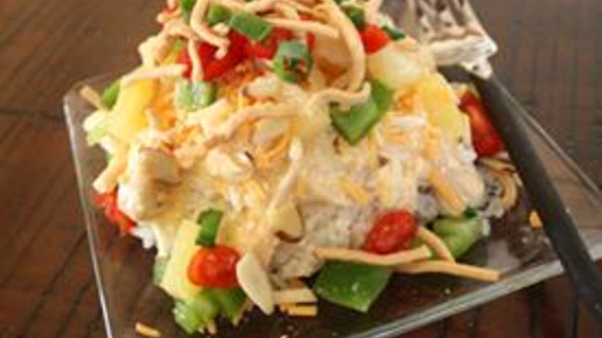 Slow-Cooker Chicken Haystacks