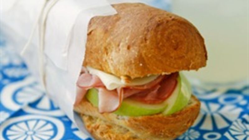 Ham, Apple and Provolone Baguette Sandwiches Recipe - Tablespoon.com