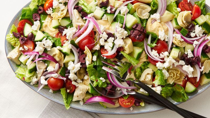 Mediterranean Layered Salad