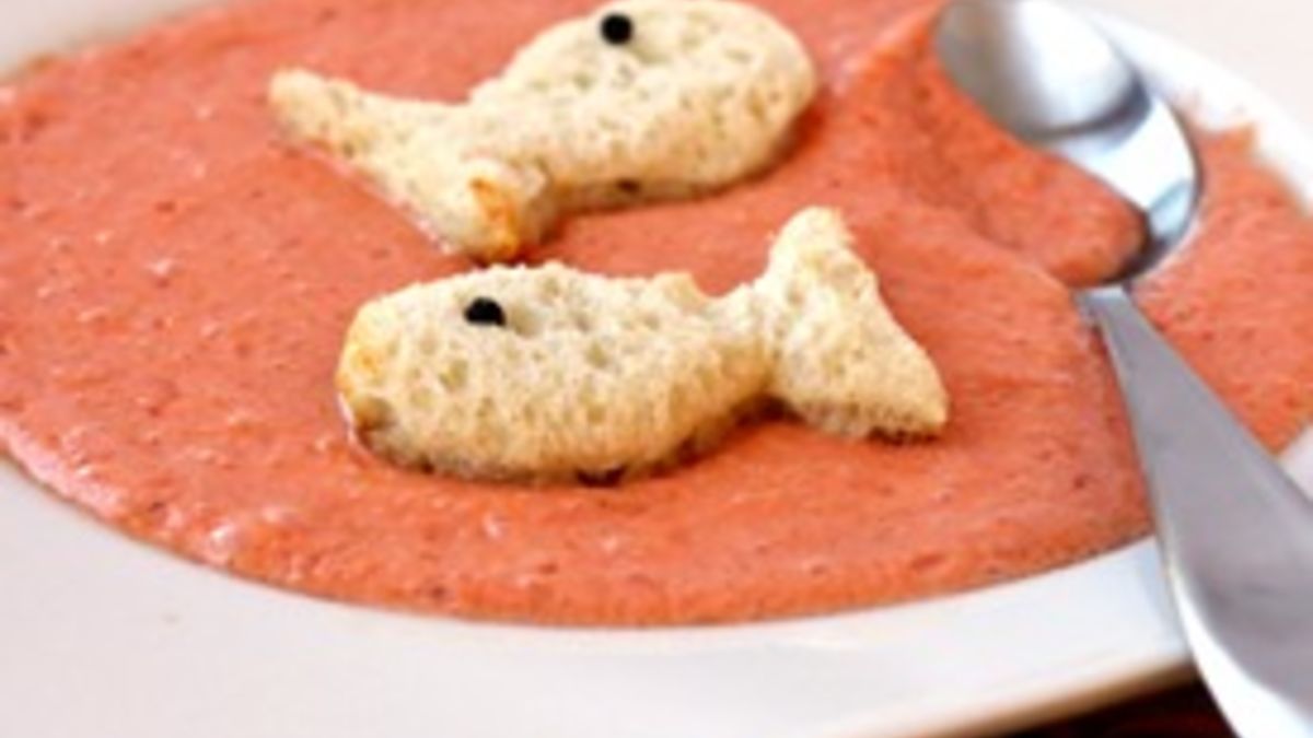 Fish-shaped Croutons