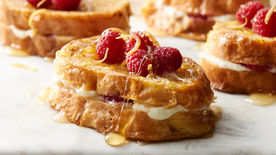 How to Make Lemon-Raspberry Ricotta Baked French Toast for Two Video
